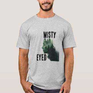 T-shirt artistique "Misty Eyed" inspiré par la nat
