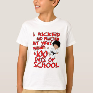 T-shirt Arts martiaux 100 jours d'école
