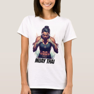 T-shirt Arts martiaux de boxe thaïlandaise Muay Thai