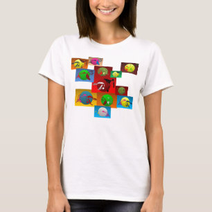T-shirt arts martiaux de capoeira de spaghetti de pièce e