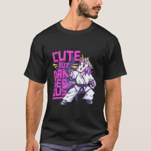 T-shirt Arts martiaux de licorne drôle classique Karaté Ku