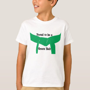 T-shirt Arts martiaux fiers d'être une ceinture verte