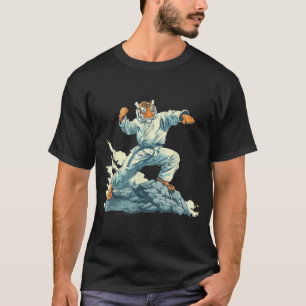 T-shirt arts martiaux MMA Tiger Taekwondo Kickboxing Judo