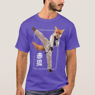 T-shirt Arts Martiaux Pour Illustration Karate Fighter Bla