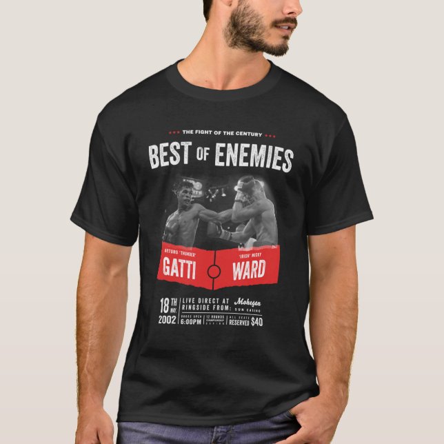 T-shirt Arturo Gatti vs Micky Ward Boxing Shirt Classic T- (Devant)