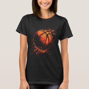T-shirt Artwork Basketball Lover Watercolor Spire