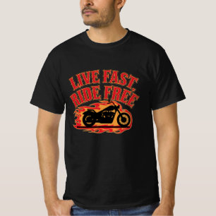 T-shirt Artwork de motos audacieuses et irky pour les moto
