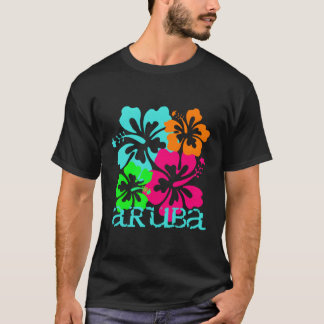 T-shirt Aruba Island Beach Tropical Paradise Surf Voyage O