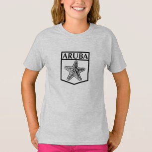 T-shirt Aruba Island Design - Fille Américaine Vêtements f
