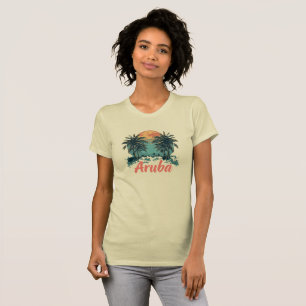 T-shirt Aruba Island Design (Version 2) - Bella+Ca féminin