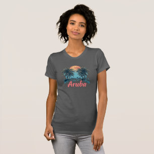 T-shirt Aruba Island Design (Version 2) - Bella+Ca féminin