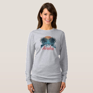 T-shirt Aruba Island Design (Version 2) - Long-Sleev de ba