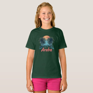 T-shirt Aruba Island Design (Version 2) - T-S de base pour