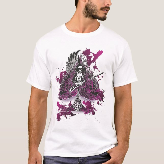 T-shirt As de pique, but (Devant)