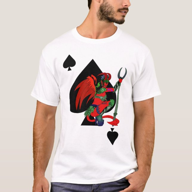 T-shirt As de pique : Édition diabolique (Devant)