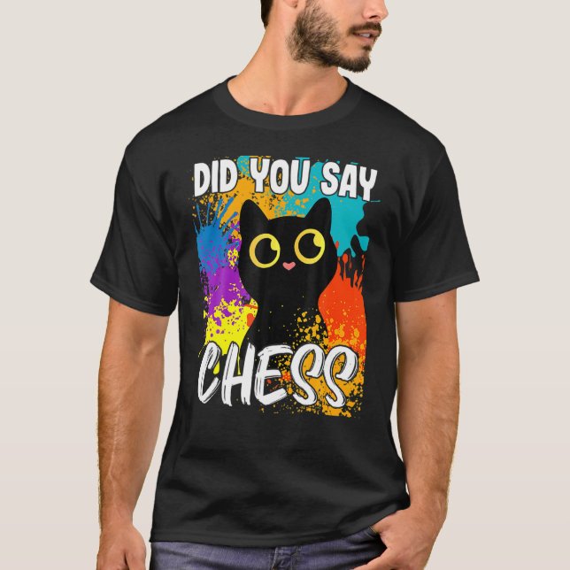 T-shirt As-Tu Dit Chess Black Cat (Devant)