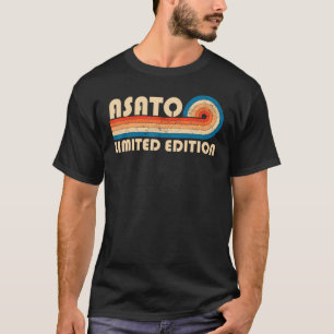 T-shirt ASATO Nom de famille Retro Vintage 80s 90s Anniver