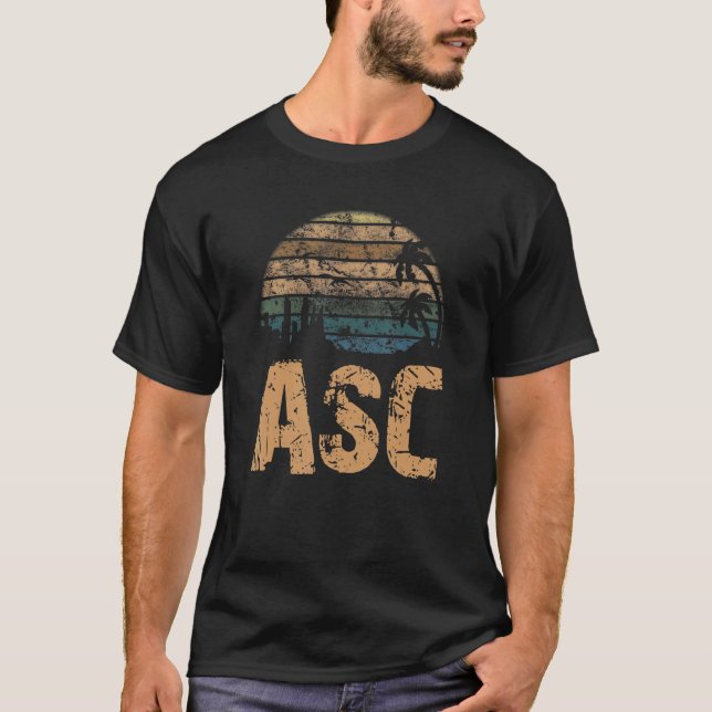 T-shirt ASC Vintage Sunset Distressed (Devant)