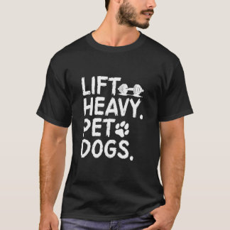 T-shirt Ascenseur Chiens de compagnie lourds Gym Entraînem