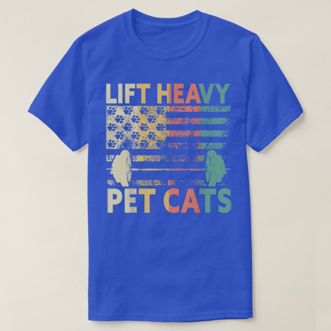 T-shirt Ascenseur Gros Chats pour animaux de compagnie Poi (Design devant)