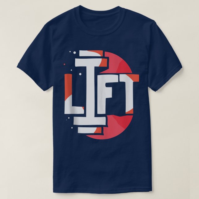 T-shirt Ascenseur Levage de poids Salle de fitness (Design devant)