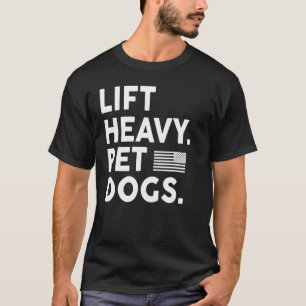 T-shirt Ascenseur Lourds Chiens Pour Animaux De Compagnie 