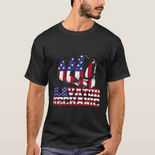 T-shirt Ascenseur Mécanique Entretien Vie Amusante Compéte