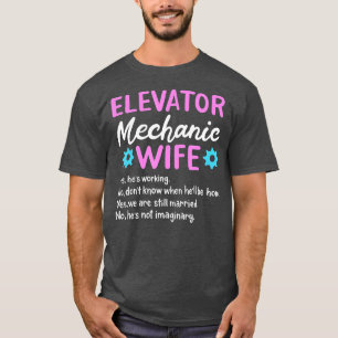T-shirt Ascenseur Mécanique Épouse