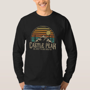 T-shirt Ascension de Castle Peak Colorado Randonnée Montag