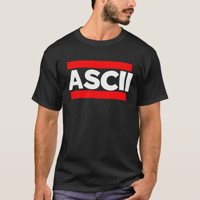 T-shirt ASCII American Standard Code for Information Inter (Devant)