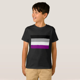 T-shirt Asexual drapeau