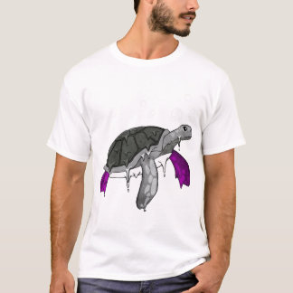 T-shirt Asexual Pride Ace Flag Sea Turtle Subtle LGBTQ