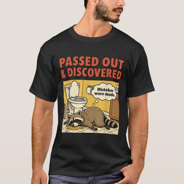 T-shirt Ashland Liquor Bandit Raccoon Funny  (Devant)