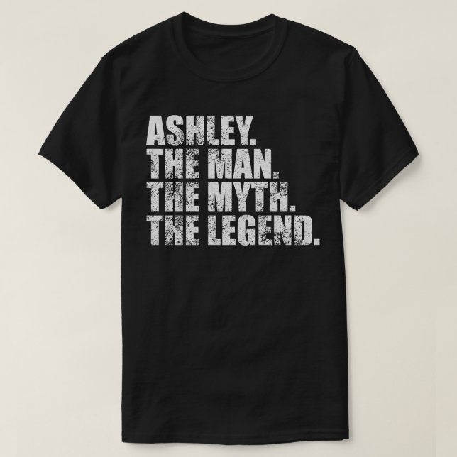 T-shirt AshleyAshley Nom de famille Ashley nom de famille  (Design devant)