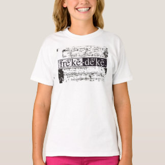 T-shirt ashlyn note filles ringer
