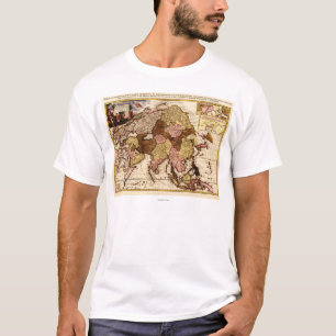 T-shirt AsiaPanoramic MapAsia 11