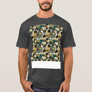 T-shirt Asiatique sans couture Motif Vieux Japonais Chinoi