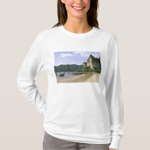 T-shirt Asie, Thaïlande, Krabi. Plage de West Railay, long