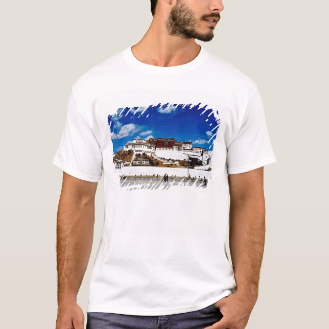 T-shirt Asie, Tibet, Lhassa, Potala Palace. UNECSO (Devant)