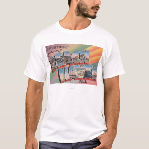 T-shirt Asile de plage, New Jersey - grandes scènes de