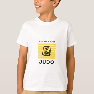 T-shirt Ask me about judo martial