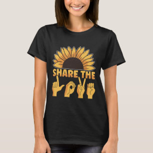 T-shirt ASL American Sign Language Share The Love Awards