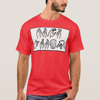 T-shirt ASL Fck Trump