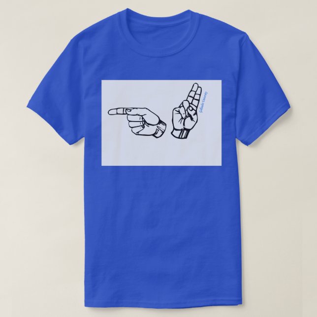 T-shirt ASL Gallaudet University (Design devant)