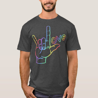 T-shirt ASL Love 12