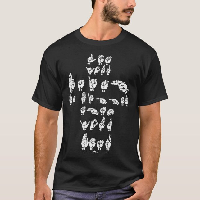 T-shirt ASL Quote  Let Your Faith Be Bigger Than Your Fear (Devant)