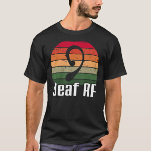 T-shirt ASL Sourd AF Signal Langue Sourde Sensibilisation