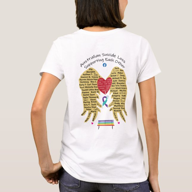 T-shirt ASLSEO - Gold Wings (Dos)