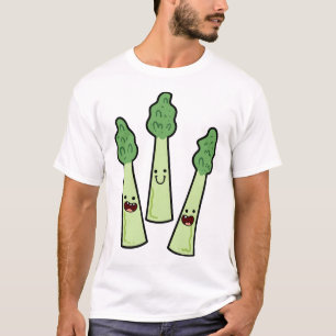 T-shirt Asparagus Kawaii