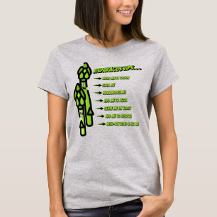 T-shirt Asperges amusantes Conseils
